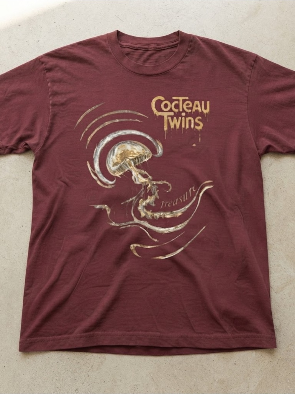 Indie Band Graphic Tee Treasure Heavy Cotton Gildan T-shirt